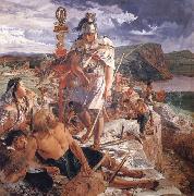 William Bell Scott, The Romans Cause a Wall to be Built for the Protection of the South